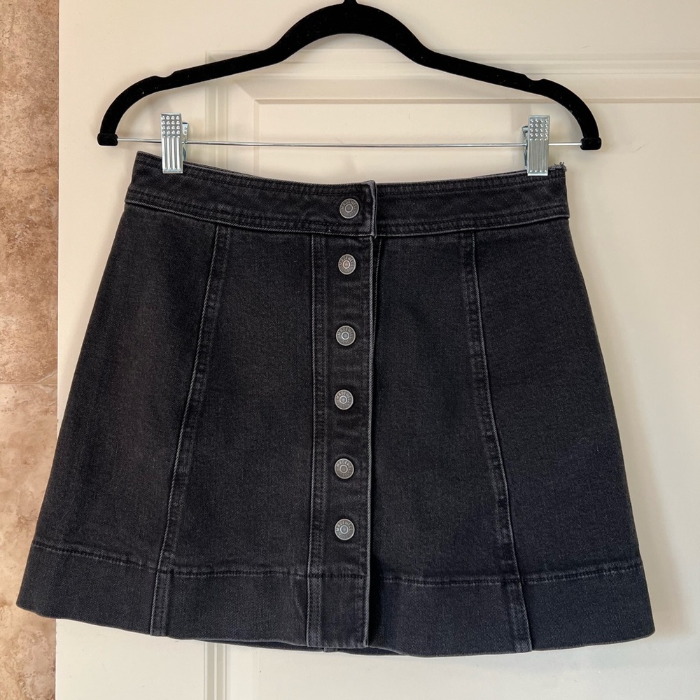 Black Denim Skirt from Madewell